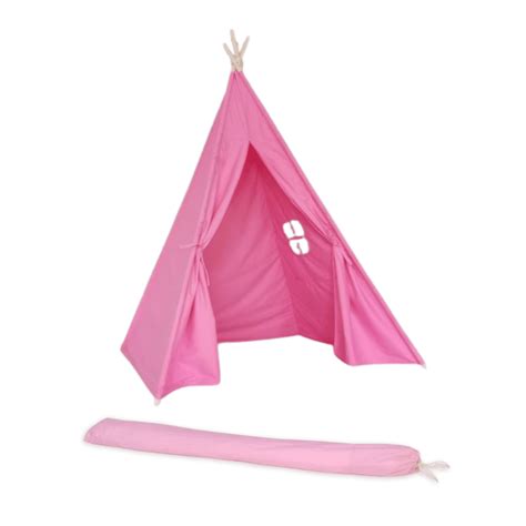 Pink Teepee Tent With Canvas Bag Sleepover Party Shop