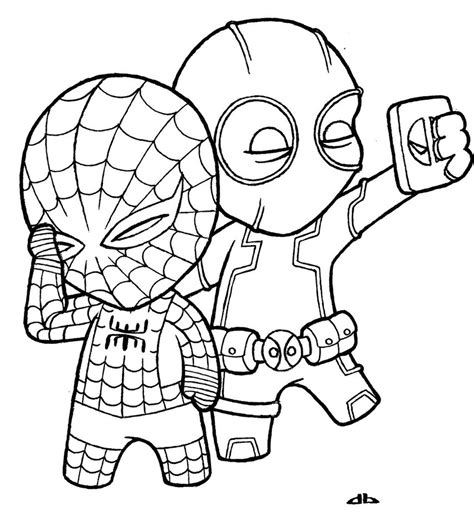 Baby Spiderman Coloring Pages At Getcolorings Free Printable