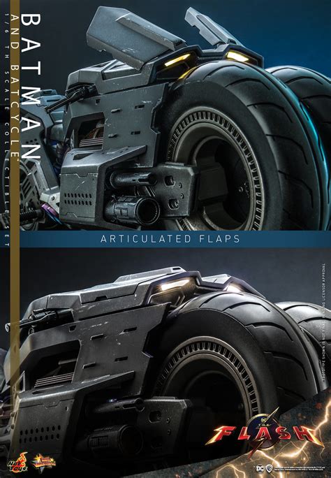 The Flash Movie Ben Affleck Batman And Batcycle Get Hot Toys
