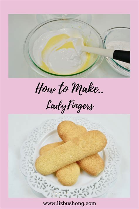 How to Make Ladyfinger Biscuits/Cookies - Liz Bushong