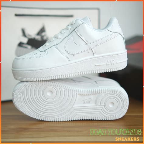 Mua Giày thể thao AF Trắng Giày sneaker air force trắng full nam nữ siêu hot dễ phối đồ tặng
