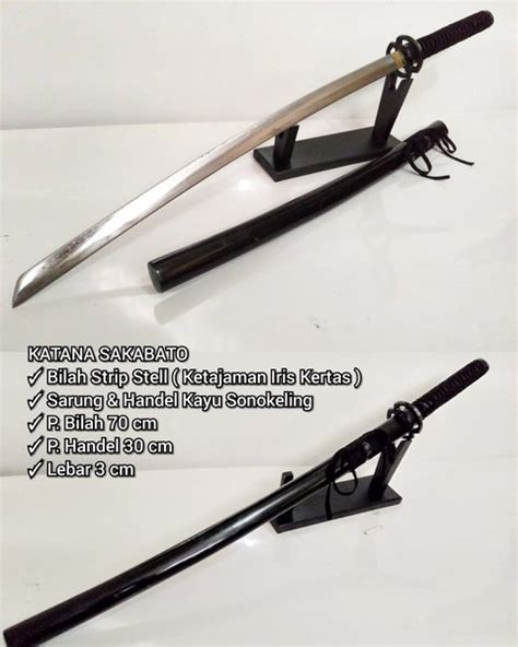 Jual Samurai Pedang Katana Sakabato Samurai X Di Lapak Knife Production