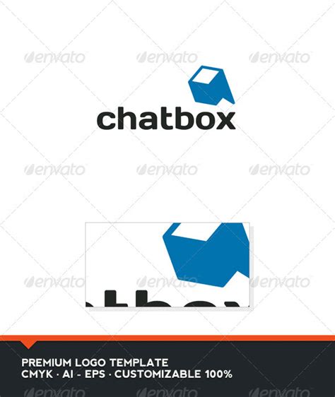 Chat Box Logo Template | GraphicRiver