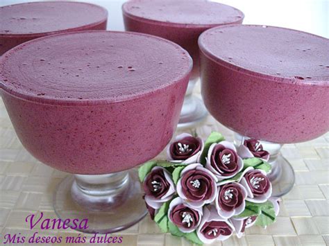 Mousse De Frutas Del Bosque Light Vanesa Sierra Vanesasierra