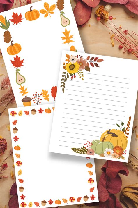 Printable Fall Border