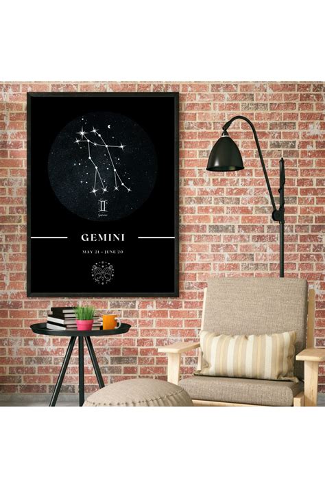 Hegs Gemini Ikizler Burcu Zodyak Takım Yıldızı Tablo Astroloji Burç