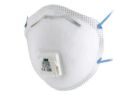 Mascarilla protección respiratoria 3M Confort 8322 FFP2 NR D