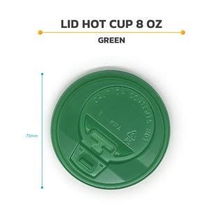 Jual Lid Paper Hot Cup Tutup Gelas 8oz Warna Hijau Starbucks Isi 50pcs Shopee Indonesia