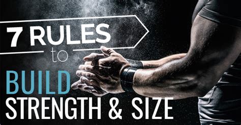 7 Rules To Build Strength And Size Jmax Fitness