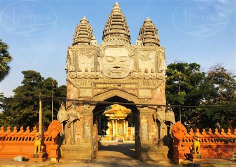 Battambang - tourist sights on the map