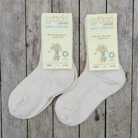 2-pack Organic Fine Wool Socks for Babies & Children Woolly Socks for
