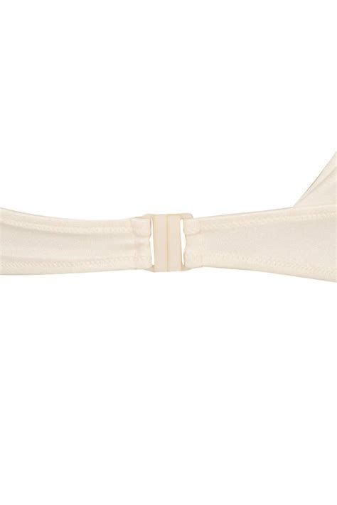 Ekru Kadın Fall in Love Regular Fit Bikini Üstü DeFacto