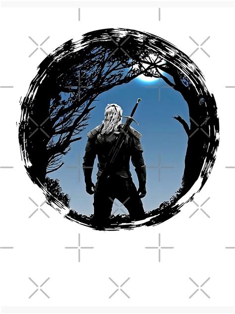 Lámina fotográfica The Witcher Henry Cavill Geralt Fuck Cool Shirt