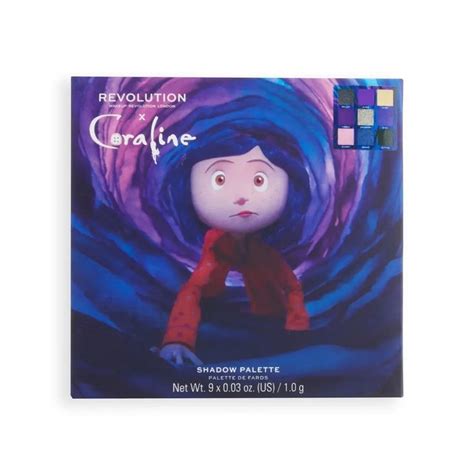 Coraline X Makeup Revolution The Secret Door Eyeshadow Palette In