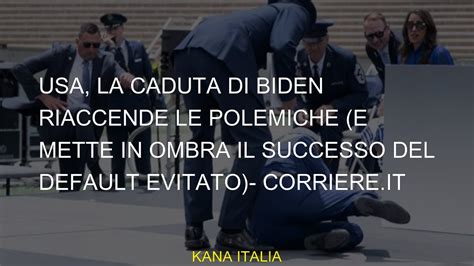 Usa La Caduta Di Biden Riaccende Le Polemiche E Mette In Ombra Il