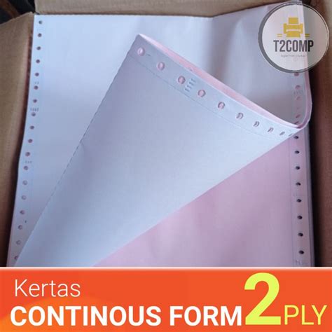 Jual Kertas Ncr Continuous Form Ply Kertas Rangkap Kertas