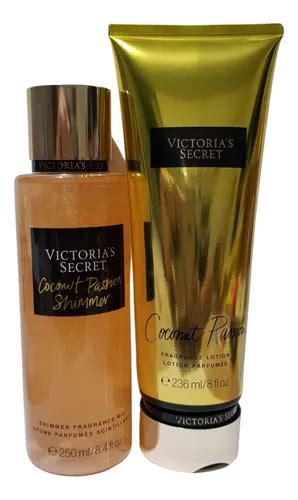 Kit Victoria Secret Coconut Passion Com Body Splash Shimmer