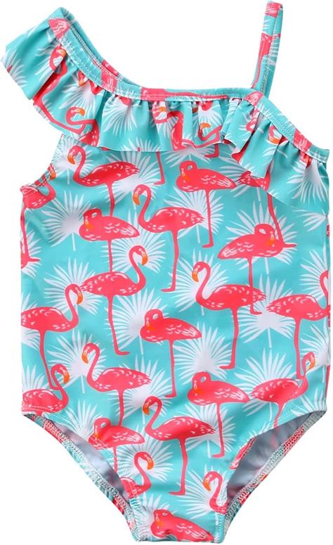 Carolilly Conjunto de Bikini para Niña Traje de Ropa Bebé de Una Pieza Bañador Traje de Baño