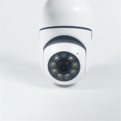 V380 Kamera CCTV Bohlam Two Way Audio PIR HD 1080P 2MP Q15 White