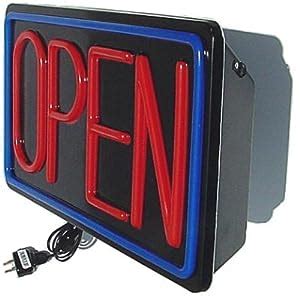 Amazon.com : Open Lighted Flashing Sign : Business And Store Signs : Office Products