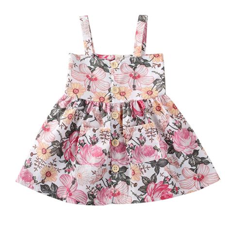 Beb Rec M Nascido Crian A Vestido De Ver O Babados Floral Meninas