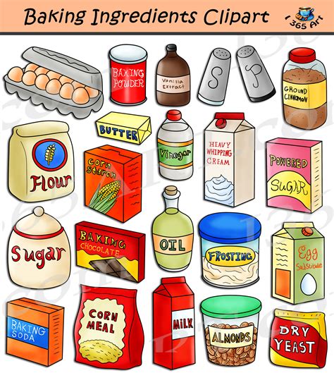 Baking Ingredients Clipart Download - Clipart 4 School