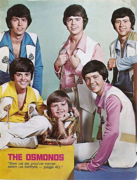 Osmonds - 1970 | The osmonds, Donny osmond, Osmond