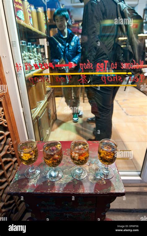 Tea Shop In Nanluoguxiang Hutong One Of The Most Famous Hutongs In