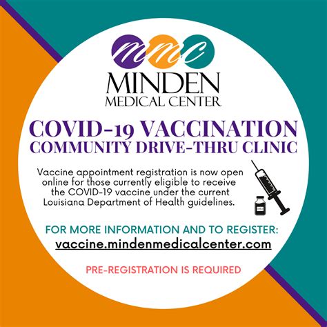 Weekly COVID-19 Vaccination Clinics Begin at Minden Medical Center ...