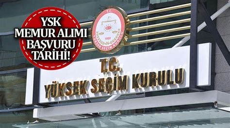 YSK MEMUR ALIMI başvurusu başladı mı 2023 YKS personel alımı başvuru