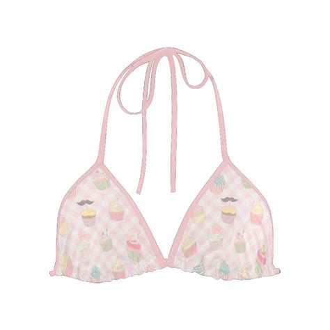 Cupcakes Custom Bikini Swimsuit Top ID D5470874