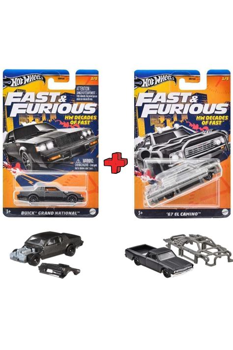 HOT WHEELS li Set Fast Furious Hızlı ve Öfkeli Özel Seri Koleksiyonluk Hediyelik Model Araç
