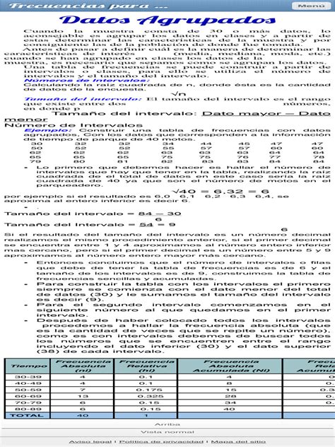 Datos Agrupados - Página web de ivanorozco 2 | PDF 