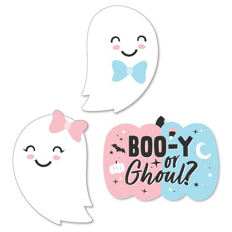 Big Dot Of Happiness Boo Y Or Ghoul Diy Shaped Halloween Gender