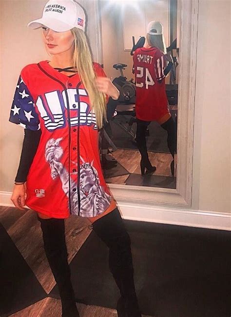 Red America 1 Baseball Jersey Etsy