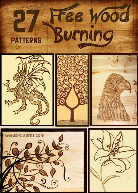 27 Free Wood Burning Pattern Ideas | Guide Patterns