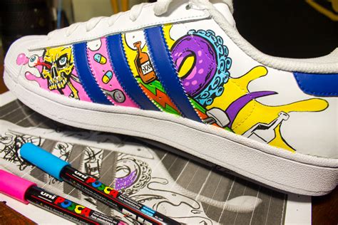 Adidas Superstar Custom Art :: Behance