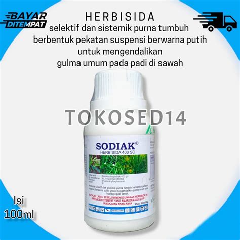 Jual Sodiak Sc Ml Herbisida Obat Racun Gulma Daun Sempit Di Padi