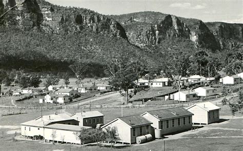 historical australian towns glen davis nsw ruins   capertee valley