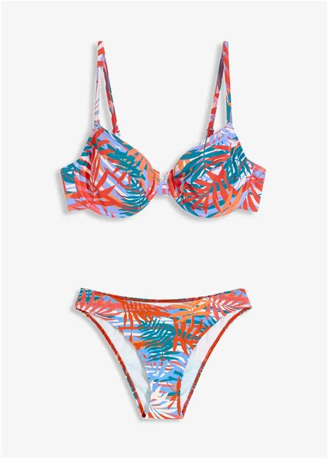 Beugel Bikini 2 Dlg Set Koraal Petrol Gebloemd Prijs 27 99