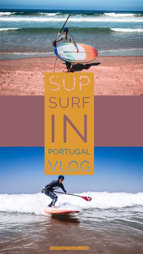 Learning How To SUP Surf In Costa Da Caparica Portugal Hortense