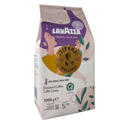 Kawa Ziarnista Lavazza Tierra Wellness Kg Odparafinowana