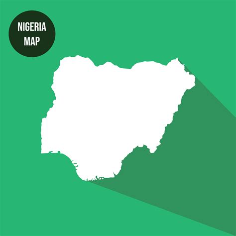 Icon Nigeria Map Illustrations Colored Vector 13542332 Vector Art At