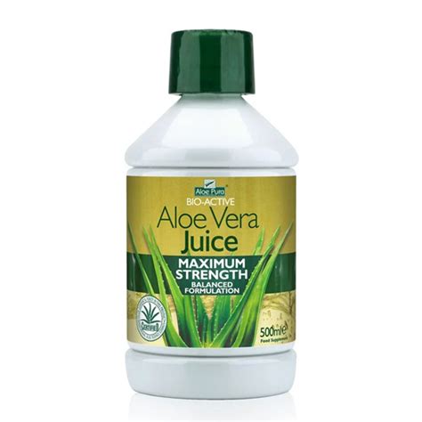 Optima Aloe Vera Juice Maximum Strength 500ml Pharmadirectgr