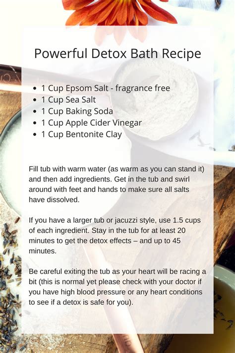 Powerful Detox Bath - The Nomadic Health Coach | Lorri Weisen