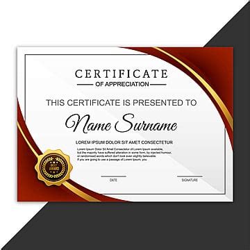 Award Certificate Template Psd