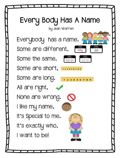 All About Me Preschool Theme Preschool Names About Me Activities