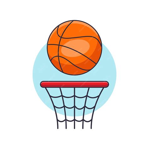 cartoon basketball goal 11