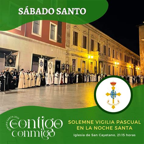 Solemne celebración de la Vigilia Pascual en la Noche Santa Cofradía