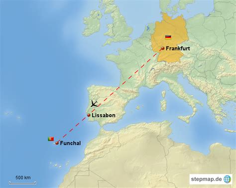 Stepmap Anreise Madeira Landkarte F R Deutschland